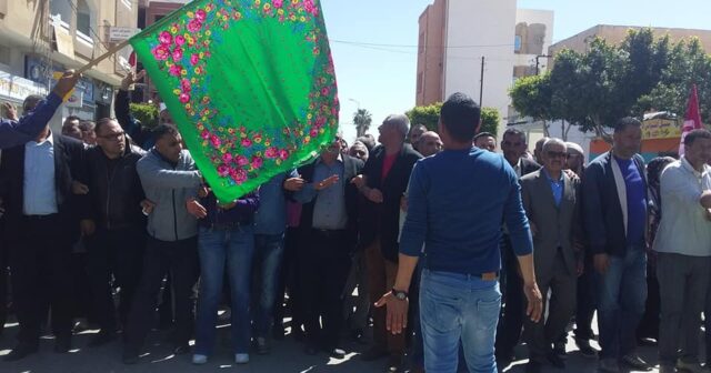 سيدي بوزيد: مسيرة غاضبة تُطالب بـ"إسقاط النظام"