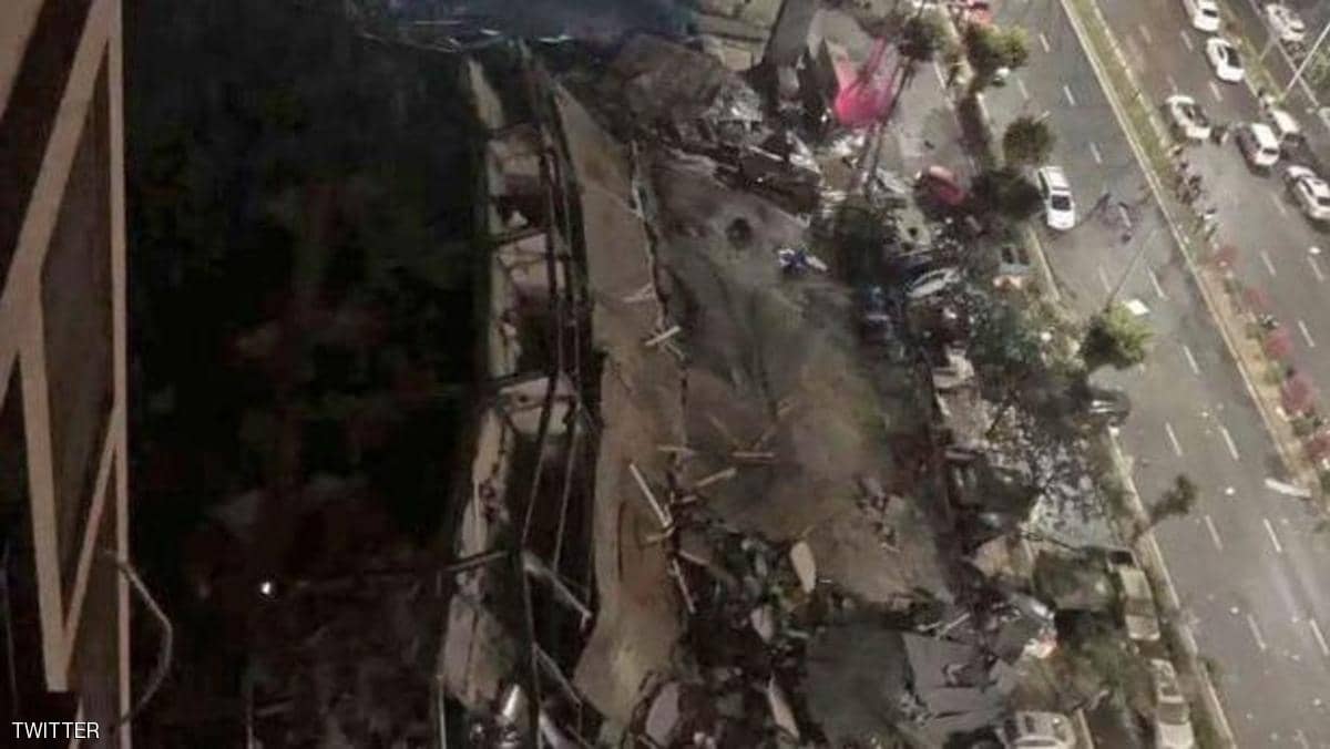 الصين: انهيار فندق مُخصص للحجر الصحي للمُصابين بكورونا (فيديو)