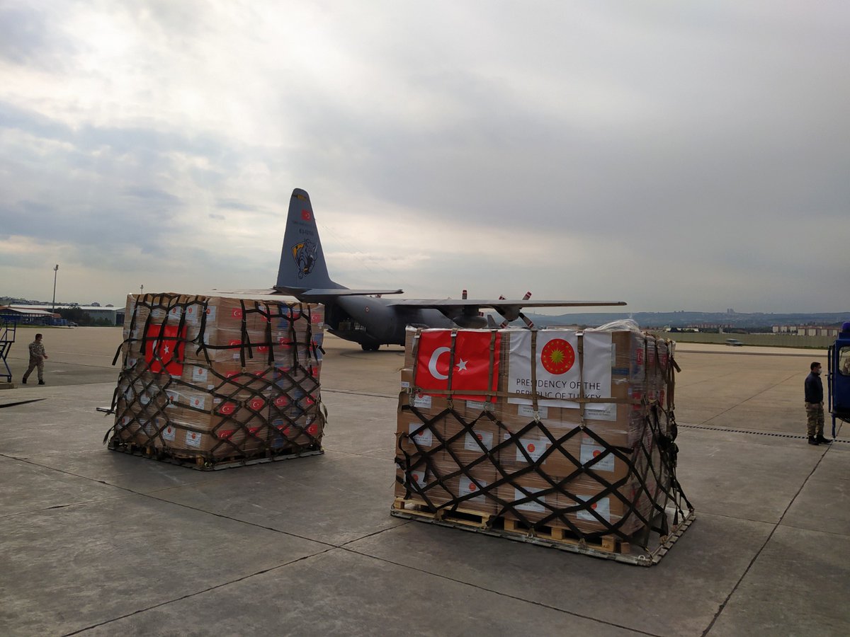 رئاسة الجمهورية: السّماح بنزول طائرة تركية بجربة محمّلة بمساعدات لليبيا