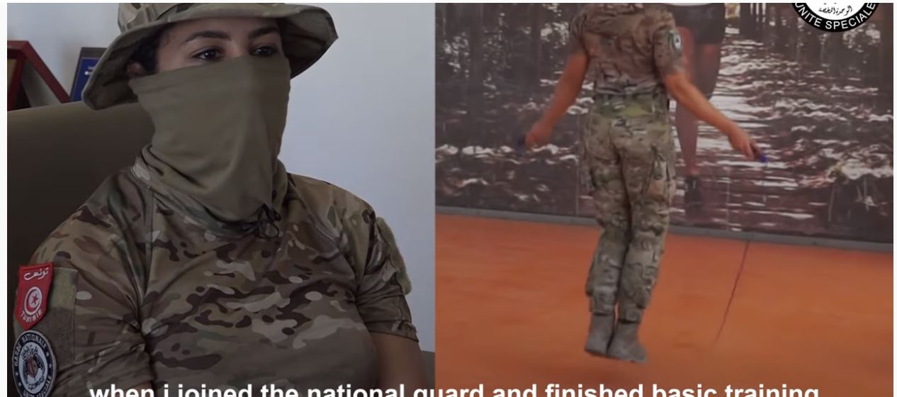 في عيد المرأة: الوحدة المختصة للحرس الوطني تكشف عن أول إمرأة تلتحق بصفوفها (فيديو)