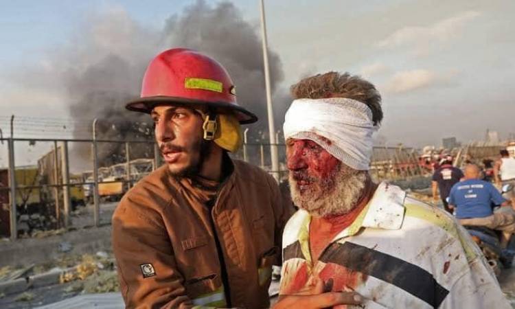 لبنان في حداد : 100 قتيل و4000 مٌصاب الحصيلة الأولية لانفجار بيروت