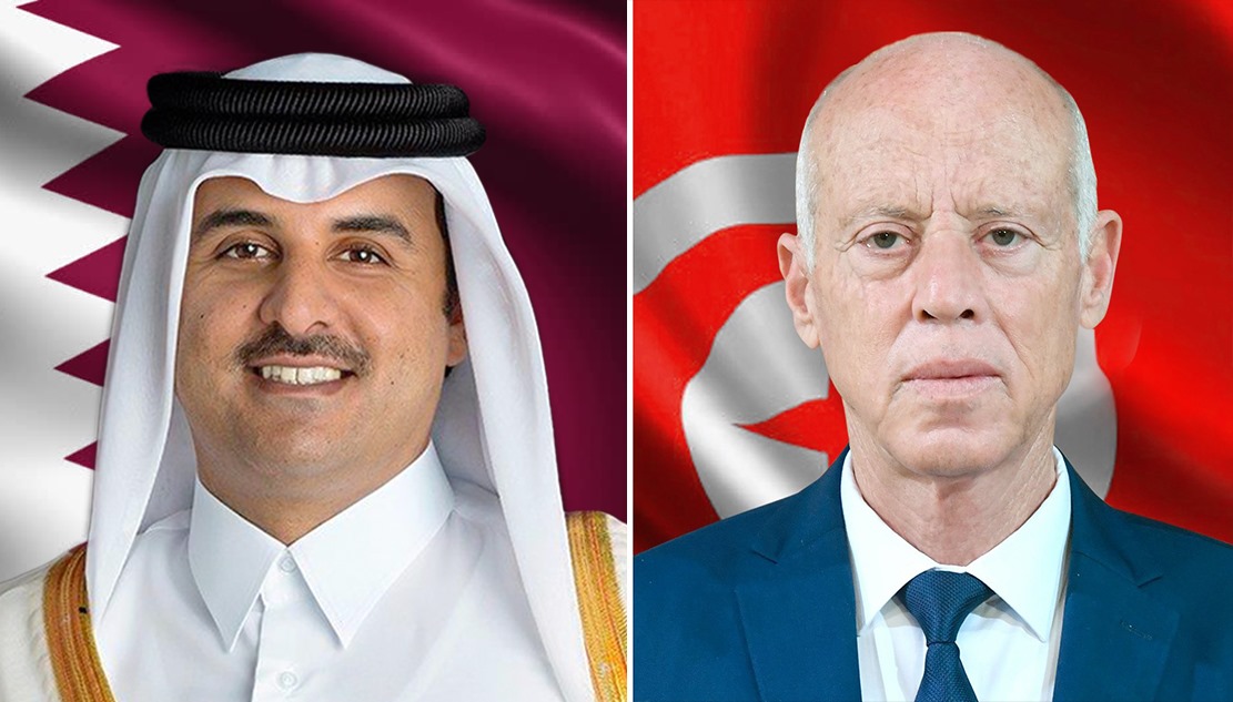 سعيد لأمير قطر: لا يجب أن تحول الأوضاع السياسية بتونس دون تطوير العلاقات الثنائية