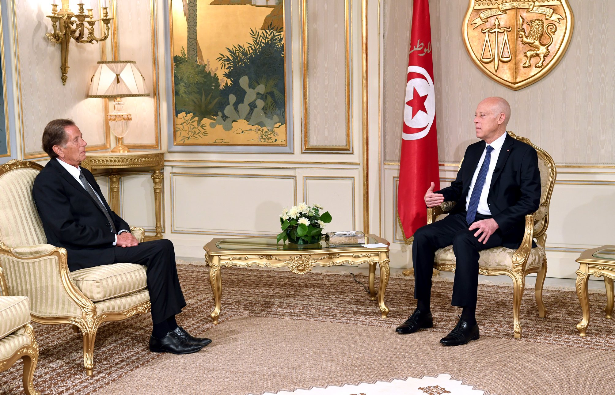 سفارة فلسطين : قيس سعيّد أكد تمسك تونس بمبادرة السلام العربية