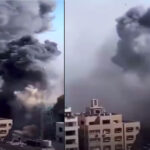 يضمّ مقرّات وسائل إعلام عالمية: قوات الاحتلال الاسرائيلي تُدمّر برج الجلاء السكني/ فيديو