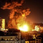 في اليوم الثامن للعدوان: الطيران الاسرائيلي يشنّ 80 غارة مُكثّفة وعنيفة على قطاع غزّة