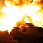 لليوم التاسع: غارات إسرائيلية عنيفة تضرب قطاع غزة وتستهدف بناية سكنية