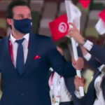 اولمبياد طوكيو: ايناس بوبكري بـ"الشاشية" مرفوقة بمهدي بن الشيخ يحملان علم تونس