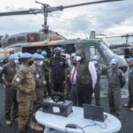 ممثّل أمين عام الأمم المتحدة يزور البعثة العسكرية التونسية بإفريقيا الوسطى