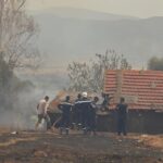 الحماية المدنية بجندوبة: النيران تلتهم المنازل وإجلاء السكان بمركز إيواء / صور