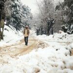 Snowfall in Tunisia