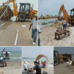 شاطئ "كوكو بيتش": إزالة كل الواقيات الشمسية والبيوت الخشبية وتحرير 36 محضرا